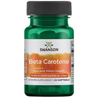 全面免運 Swanson β-胡蘿蔔素 Beta carotene 胡蘿蔔 10000IU 3000mcg*250粒