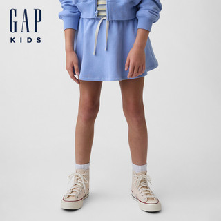【Gap】兒童VintageSoft褲裙-藍色(1182532)
