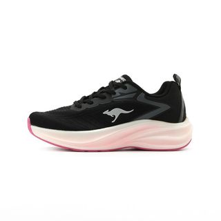 KANGAROOS VELOCITY 雙密度科技跑鞋 黑粉 KW61410 女鞋