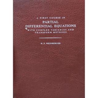 PARTIAL DIFFERENTIAL EQUATIONS H.F.WEINBERGER 有劃記 V下1 二手書