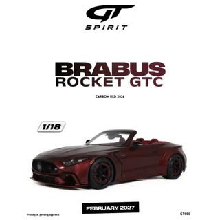 《預購2027/04》GT SPIRIT 1/18 巴博斯 BRABUS ROCKET GTC CARBON RED 2