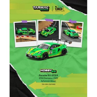 【預購2026年12月】TARMAC WORKS 1/64 保時捷 HOBBY64 Porsche 911 GT3 R