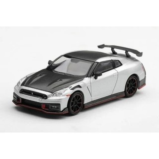 《預購2027/03》[吊卡版] MINIGT 1/64 日產 Nissan GT-R NISMO 2024 Silve