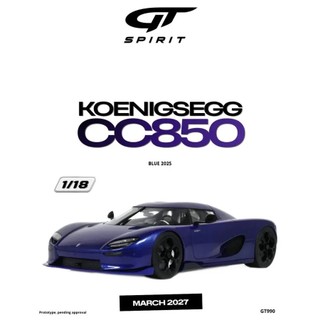 《預購2027/04》GT SPIRIT 1/18 科尼賽克 KOENIGSEGG CC850 BLUE 2025 GT