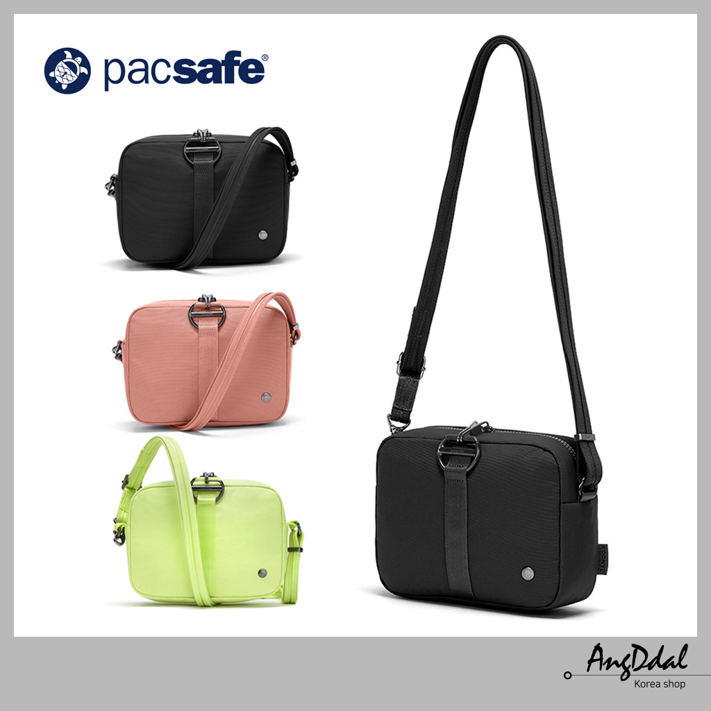 [pacsafe] Pacsafe CitySafe CX 方形斜挎防盜包帶 RFID 屏蔽袋 | 輕巧時尚緊湊型城市旅