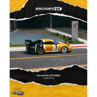 《預購2027/03》Tarmac Works 1/64 MINICHAMPS64 保時捷 Porsche 911 GT