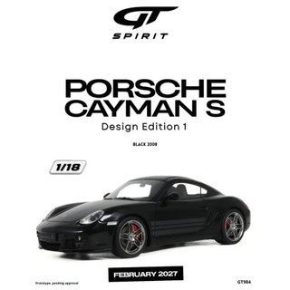 《預購2027/04》GT SPIRIT 1/18 保時捷 PORSCHE CAYMAN S DESIGN EDITIO