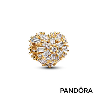 【Pandora】璀璨愛心串飾-鍍14k金 母親節禮物 520禮物 官方直營