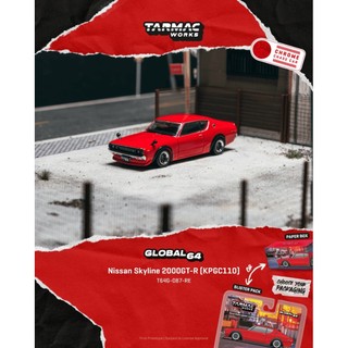 【預購2027年03月】[吊卡版] Tarmac Works 1/64 日產 GLOBAL64 Nissan Skyli