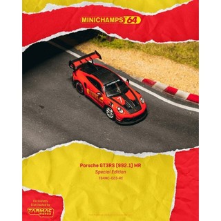 《預購2027/01》TARMAC WORKS 1/64 保時捷 MINICHAMPS64 Porsche GT3 RS
