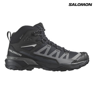 Salomon X ULTRA 360 MID GORE-TEX 男款 中筒登山鞋 黑/磁灰/藍灰