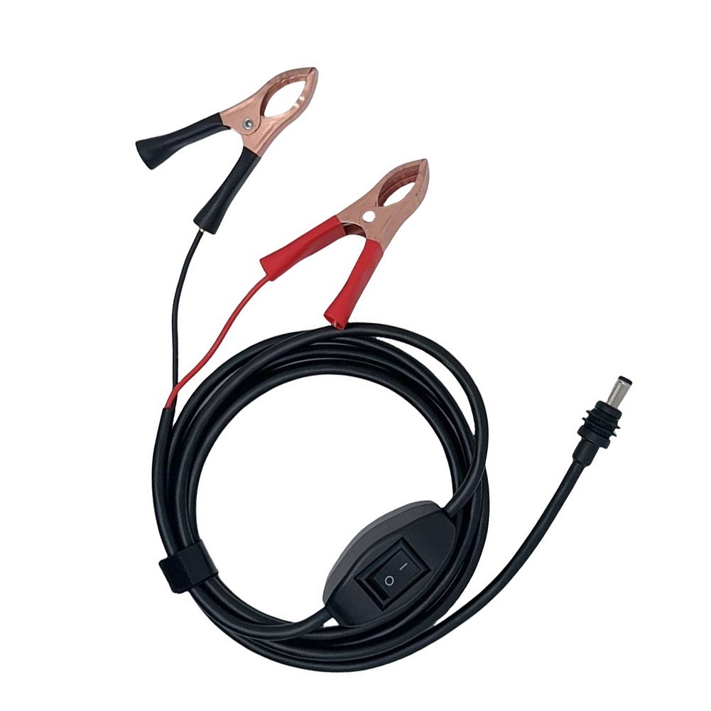 [2026new]12V-48V 電源線,帶鱷魚夾和開關,適用於 Starlink-Mini - 10FT