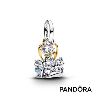 【Pandora】迪士尼《貓兒歷險記》杜翠絲與三隻小貓造型吊飾 母親節禮物 官方直營