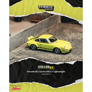 【預購2026年09月】TARMAC WORKS1/64 保時捷911 Carrera RS2.7 Lightweigh