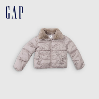 Gap 女裝 翻領外套-淺灰色(845080)