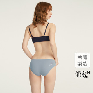 【Anden Hud】Rosé Heart．細邊低腰三角內褲(復古單寧藍-愛自己) 純棉臺灣製
