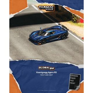 【預購2026年09月】TARMAC WORKS Koenigsegg Agera RS Dark Blue Carbo