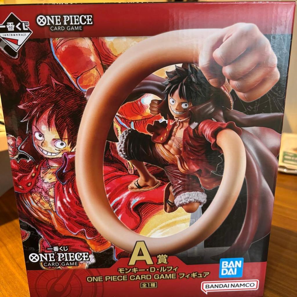 【Direct from Japan】【當日出貨】海賊王卡牌遊戲一番賞A獎 全新未拆封 路飛手辦