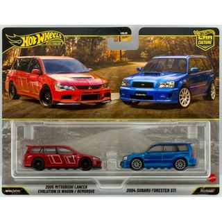 風火輪 三菱 Lancer Evolution IX Wagon & Subaru Forester STi 雙車套裝