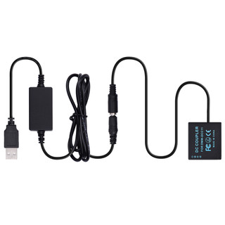 國際牌 Andoer DMW-DCC11 USB 電源套件直流耦合器假電池替換 DMW-BLG10/BLE9 帶轉換器電