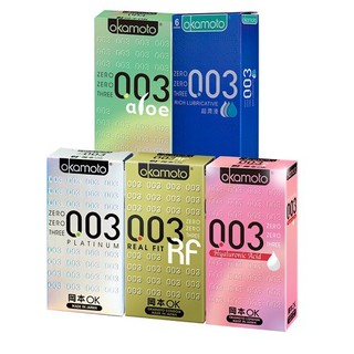 【蝦皮直營】Okamoto岡本 003 白金/RF/蘆薈/HA/ RL超潤滑 6入/盒 保險套 衛生套 極薄