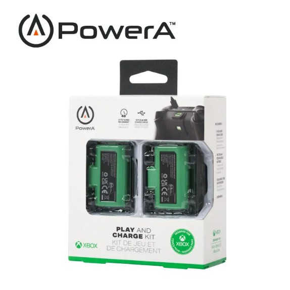 POWERA 官方授權 XBOX 遊戲手把充電組 2顆組合 附USB-C充電線 XBPW0119-01 現貨 廠商直送