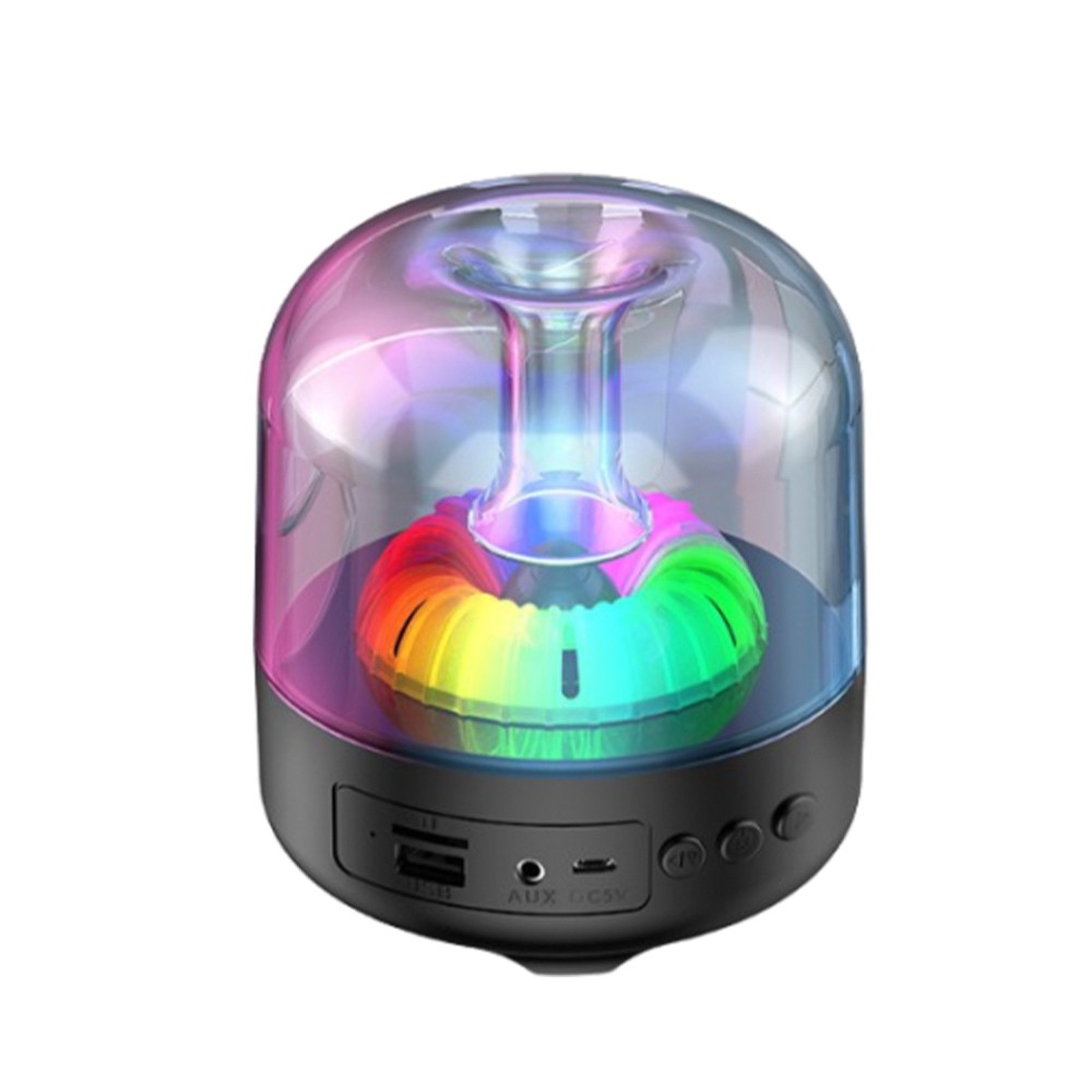 【蝦皮直營】DTAudio聆翔 水母炫彩喇叭 TWS 氣氛燈 串聯喇叭 藍芽 藍牙 音響 音箱 重低音 現貨