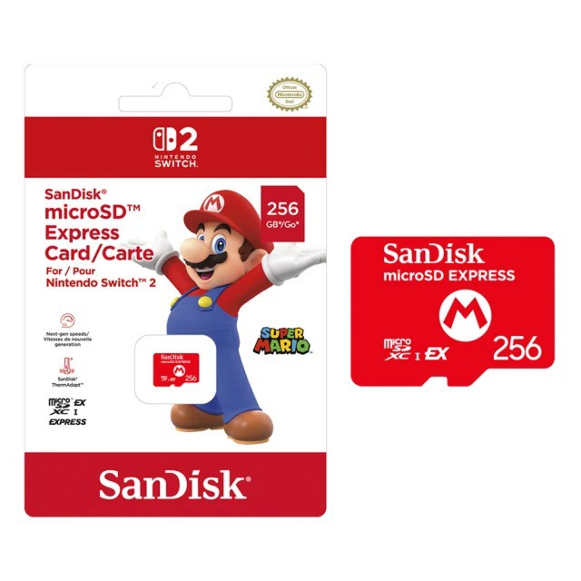 Nintendo任天堂 NS2 Switch2 特規記憶卡 256G(台灣公司貨) 廠商直送