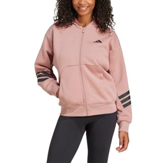 ADIDAS 女 W FI 3S FZ HD 運動外套-JE0171 廠商直送