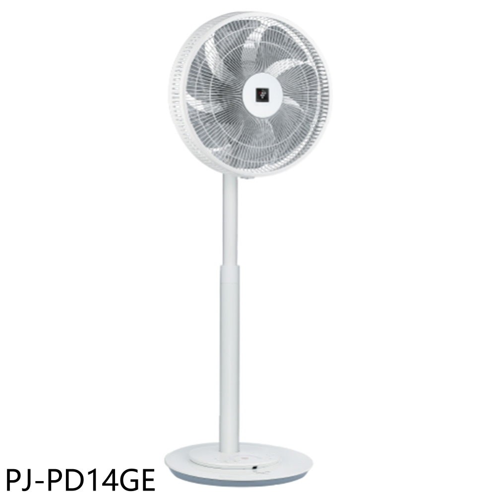 SHARP夏普14吋旗艦型自動除菌離子變頻DC立扇電風扇PJ-PD14GE 廠商直送