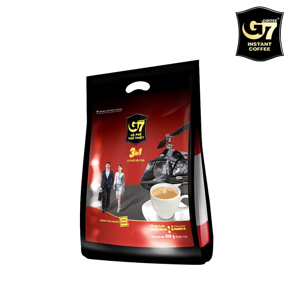 【蝦皮直營】G7 三合一即溶咖啡16g 50包(袋裝)