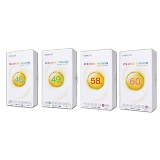 【蝦皮直營】樂趣 46mm 49mm 58mm 60mm 超薄貼身型保險套 12入/盒 衛生套 小尺寸 大尺寸 避孕套