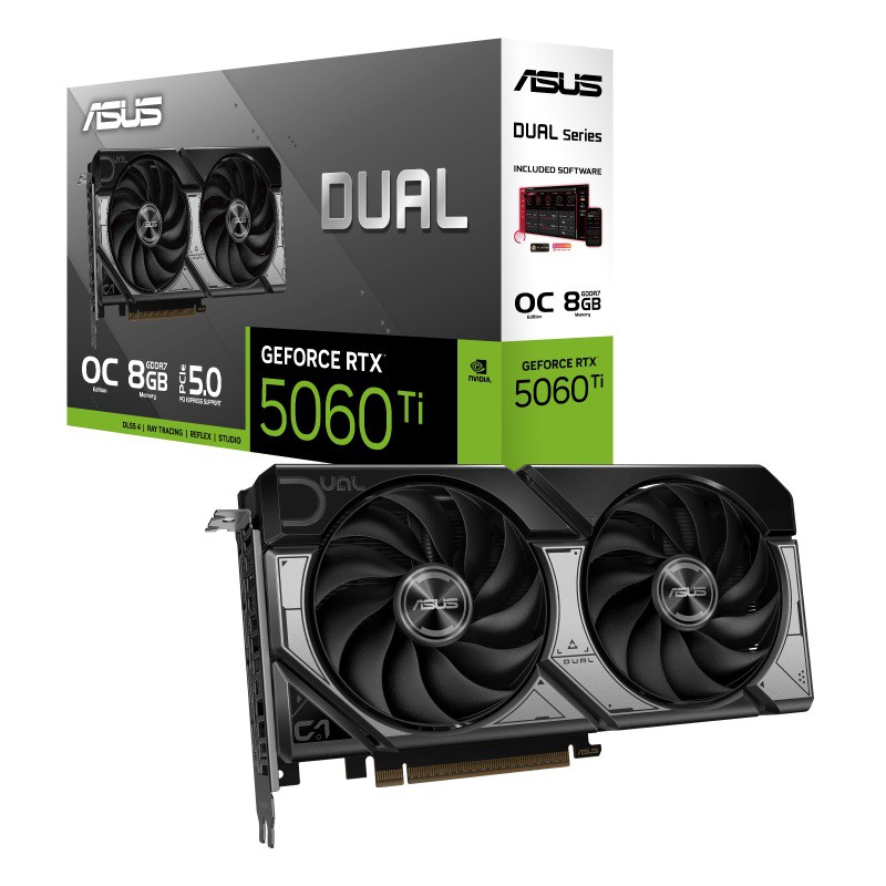 ASUS華碩 DUAL-RTX5060Ti-O8G 顯示卡 /22.9 cm 廠商直送