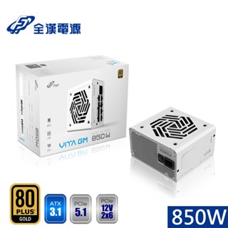 FSP 全漢 VITA GM 850W White 80PLUS金牌 電源供應器 現貨 廠商直送