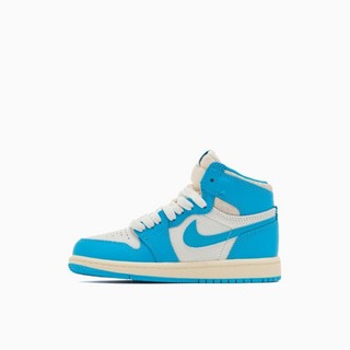 NIKE 籃球鞋JORDAN 1 RETRO HIGH OG PS 中童 北卡藍 FD1412402 廠商直送