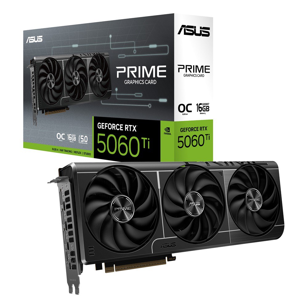 asus 華碩 PRIME RTX5060TI O16G /31cm/三風扇/註冊五年保 廠商直送