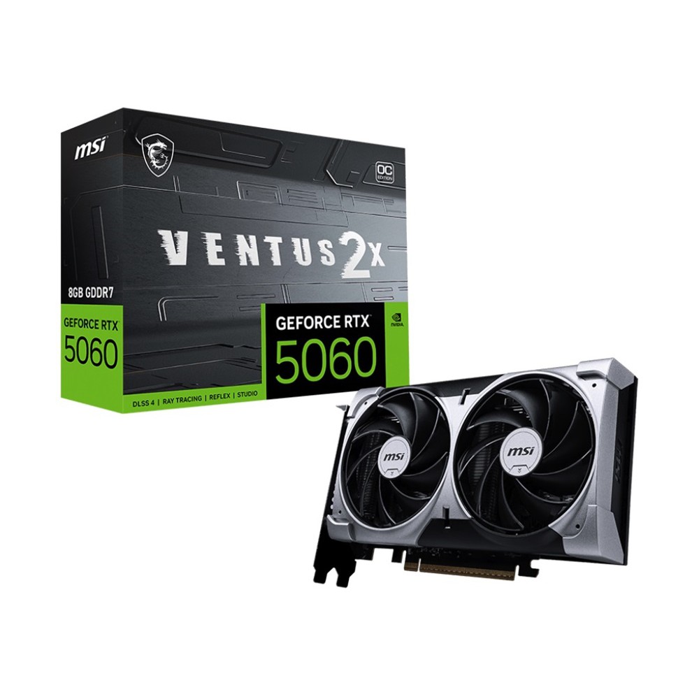 MSI微星 RTX5060 8G VENTUS 2X OC 顯示卡 /19.7 cm 廠商直送