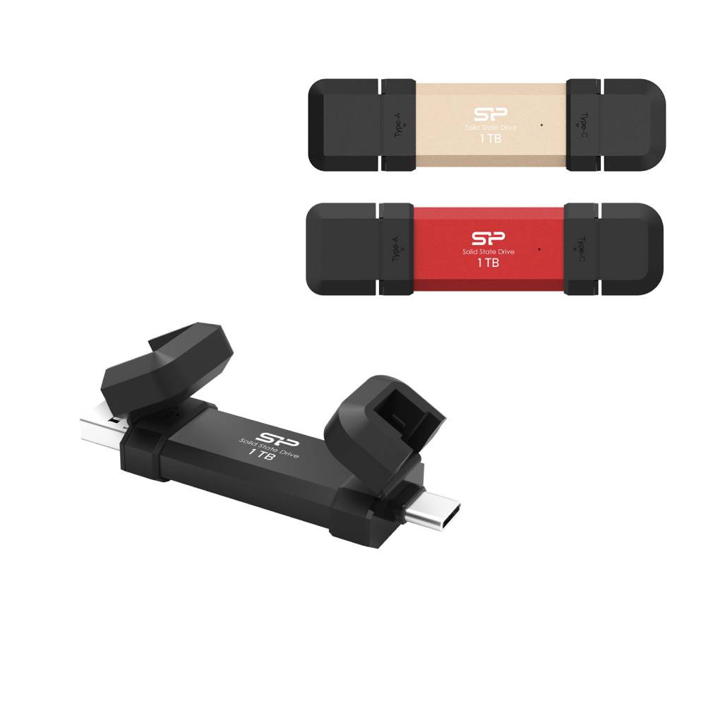【蝦皮直營】SP廣穎 DS72 250GB/500GB/1TB Type-C USB-A 硬碟 外接 固態硬碟 現貨