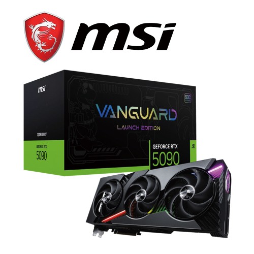 微星 RTX5090 32G VANGUARD SOC 2527Mhz/35.7cm/三風扇 顯示卡 廠商直送