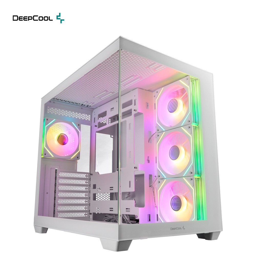 DEEPCOOL 九州風神 CG530 4F WH ATX 海景房 ARGB 風扇 白色 電腦機殼 廠商直送