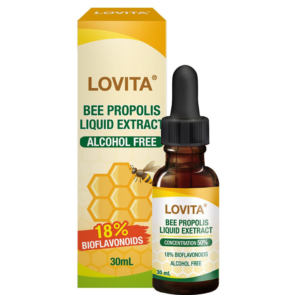 【蝦皮直營】LOVITA愛維他 加拿大蜂膠滴液(18%生物類黃酮) 30ml