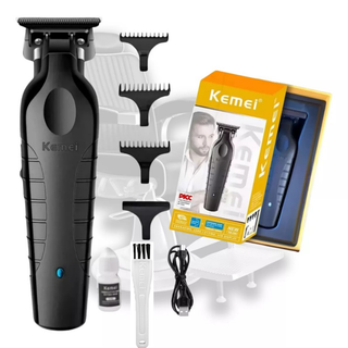 KEMEI KM-2299 專業理髮器 - 高階設計，陶瓷刀片，強勁的 USB 充電，完美適合沙龍精準修剪。