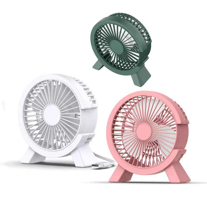 【蝦皮直營】USB桌面小風扇 顏色任選 USB 供電 迷你 桌上型 有線 靜音 風扇 電風扇 現貨