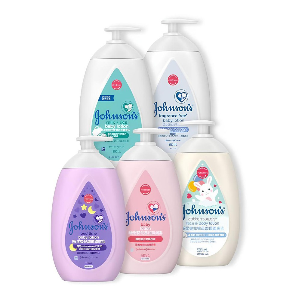 【蝦皮直營】嬌生嬰兒 潤膚乳500ml (甜夢/溫和/牛奶純米/純淨/棉柔輕透) 1入