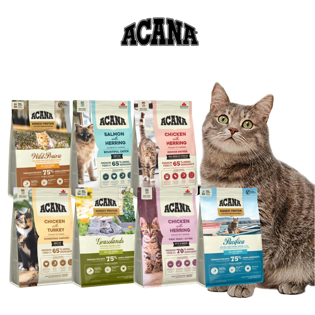 【蝦皮直營】ACANA 愛肯拿 貓飼料 340g/包 田園收穫/室內開胃/海洋盛宴/第一盛宴/農場盛宴 貓糧 貓食
