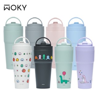 【蝦皮直營特選】WOKY 沃廚 JOGUMAN聯名750ml+雙層陶瓷渾圓杯750ml
