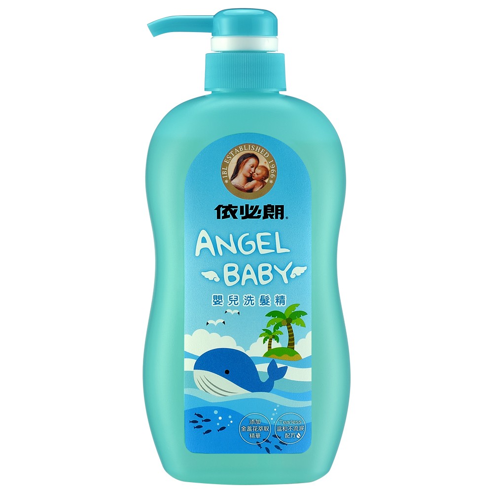 【蝦皮直營】依必朗 Angel Baby 嬰兒洗髮精600ml 原廠直營