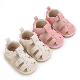 洗禮夏季嬰兒鞋防滑橡膠鞋底耐用休閒兒童 0-18 個月