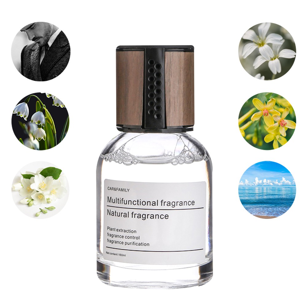 【蝦皮直營】汽車香水 6瓶/組 160ml/瓶 海洋/桂花/茉莉/古龍 香水 擴香 車用 擴香瓶 香薰 香氛 現貨