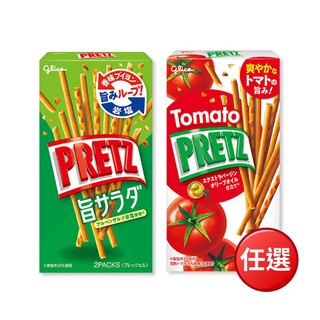 【蝦皮直營】Glico格力高 PRETZ百力滋 餅乾棒 野菜沙拉/蕃茄沙拉 點心 零食
